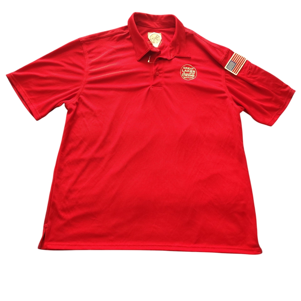 Coca Cola Red Polo Shirt for Men